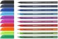 Kuličkové pero Vizz, sada, mix barev, 0,5 mm, s uzávěrem, SCHNEIDER 102290