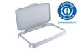 Výklopné víko k odpadkovému koši 60 l DURABIN, šedá, plast, DURABLE 1800500050