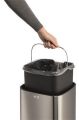 Odpadkový koš se senzorem NO TOUCH, stříbrná, 21 l, nerez, DURABLE 342223