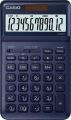 Kalkulačka stolní, 12 místný displej, CASIO JW 200SC, modrá