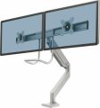 Držák na monitor s lištou Eppa Crossbar, stříbrná, 1 rameno, na 2 monitory, FELLOWES 9909201