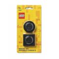Magnet, černá, 2 různé tvary, LEGO 40101733