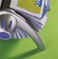 Vizitkář otočný VISIFIX, stříbrná, na 400 ks, horizontální, plastový, DURABLE 241723