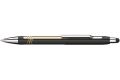 Kuličkové pero Epsilon Touch, černá-zlatá, 0,7mm, stiskací mechanismus, stylus, SCHNEIDER