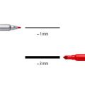 Fixy Noris Club 320, 12 barev, sada, 1-3 mm, oboustranné, vypratelné, STAEDTLER