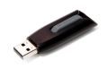USB flash disk V3, černá-stříbrná, 256GB, USB 3.0, 80/25 MB/sec, VERBATIM