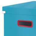 Úložná krabice Cosy Click&Store, modrá, vel. L, LEITZ 53490061
