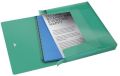 Box na spisy s gumičkou Colour\'Ice, zelená, 25 mm, PP, A4, ESSELTE