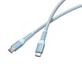 USB kabel, modrá, USB-C / USB-C, 1,2 m, 100W, magnetický, VERBATIM 31856