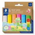 Křídy na chodníky Noris Junior 2365, 6 různých barev, STAEDTLER 2365 C6