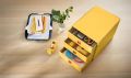 Zásuvkový box Cosy Click&Store, teplá žlutá, 3 zásuvky, laminovaný karton, LEITZ 53680019