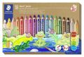 Barevné pastelky Noris Junior, 18 barev, 3v1, STAEDTLER 140 C18