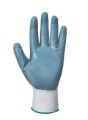Ochranné rukavice, Flexo Grip, šedo-bílá, nitril, velikost L