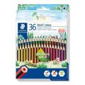 Barevné pastelky Noris Colour 185, 36 různých barev, šestihranné, STAEDTLER 185 CD36