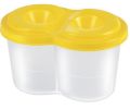 Kelímek dvojitý na štětce s víčkem, PANTA PLAST 0439-0002-99