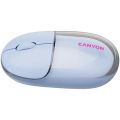 Myš OnClick 24, modrá, bezdrátová, duální připojení, optická, CANYON CNS-CMSW24BL