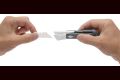 Odlamovací nůž CERA-Safeling, šedá, 19 mm, keramická čepel, WEDO
