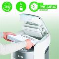 Skartovačka IQ OptiMax Autofeed Office 300 P4, 300 listů, křížový řez, LEITZ 80420000