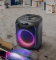 Reproduktor M-1803DJ, černá, Bluetooth, s mikrofonem, LED osvětlení, 150 W, MUSE M-1803 DJ