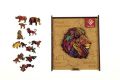 Puzzle Mosaic Lion, dřevěné, A4, 90 ks, PANTA PLAST 0422-0004-04