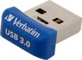 USB flash disk NANO STORE ´N´ STAY, 16GB, USB 3.0, 80/25MB/sec, VERBATIM