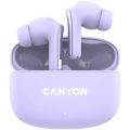 Sluchátka OnGo 9, levandulová, TWS bezdrátová, Bluetooth 5.4, CANYON CNS-TWS9P Sluchátka OnGo 9, levandulová, TWS bezdrátová, Bluetooth 5.4, CANYON CNS-TWS9P