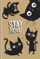 Spirálový sešit Animals, mix motivů, A5, čistý, 96 listů, SHKOLYARYK A5-SC-096-6136