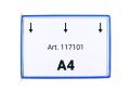 Prezentační kapsa, modrá, A4, na šířku, ot. shora, DJOIS F117101 ,balení 10 ks