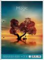 Spirálový sešit Colourful Magic, mix motivů, A4+, čtverečkovaný, 80 listů, SHKOLYARYK A4-080-6521K