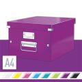 Univerzální krabice Click&Store, fialová, A4, LEITZ