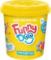 Modelína FUNNY DOO, sada 3 barvy, 3x120 g, červená, modrá, žlutá, MITAMA 63848 ,balení 3 ks