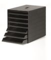 Zásuvkový box  Idealbox 7, plastový, 7 zásuvek, antracit, DURABLE, 1712001058