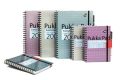 Spirálový sešit Metallic Project Book, mix barev, A5, linkovaný, 100 listů, PUKKA PAD 6336-MET