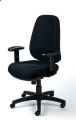 Manažerská židle Bubble, textilní, černá, černá základna, MaYAH