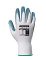 Ochranné rukavice, Flexo Grip, šedo-bílá, nitril, velikost L