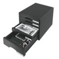 Zásuvkový box Plus, černá, plast, 5 zásuvek, LEITZ