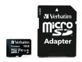 Paměťová karta Premium, microSDHC, 16GB, CL10/U1, 45/10 MB/s, adaptér, VERBATIM