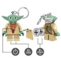 Klíčenka s LED osvětlením Star Wars Yoda, LEGO LGL-KE11H
