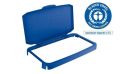 Výklopné víko k odpadkovému koši 60 l DURABIN, modrá, plast, DURABLE 1800500040