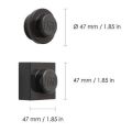 Magnet, černá, 2 různé tvary, LEGO 40101733