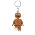 Klíčenka s LED osvětlením Gingerbread Man, LEGO LGL-KE182H