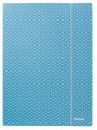Deska s gumičkou Colour\'Breeze, modrá, kartonová, A4, ESSELTE 628492