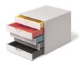 Zásuvkový box VARICOLOR® 5, světle šedá, plastový, 5 zásuvek, DURABLE