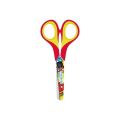 Nůžky GOOD VIBES, červená/žlutá, dětské, 13 cm, MITAMA 61286-90166