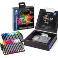 Štětcové fixy Pigment Arts, 36 barev, 1 mm, STAEDTLER 371 C36
