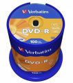 DVD-R 4,7GB, 16x, AZO, Verbatim, 100-cake ,balení 100 ks