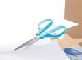 Nůžky Fitcut Curve, světle modrá, univerzální, 17,5 cm, PLUS 35052 Nůžky Fitcut Curve, světle modrá, univerzální, 17,5 cm, PLUS 35052