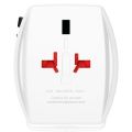 Cestovní adaptér, bílá, 1x USB-A / 1x USB-C PD, 65W, kabel USB-C, SKROSS 1.302976
