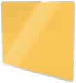 Magnetická skleněná tabule Cosy, matně žlutá, 60x40 cm, LEITZ