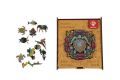 Puzzle Mandala Turtle, dřevěné, A4, 90 ks, PANTA PLAST 0422-0004-07